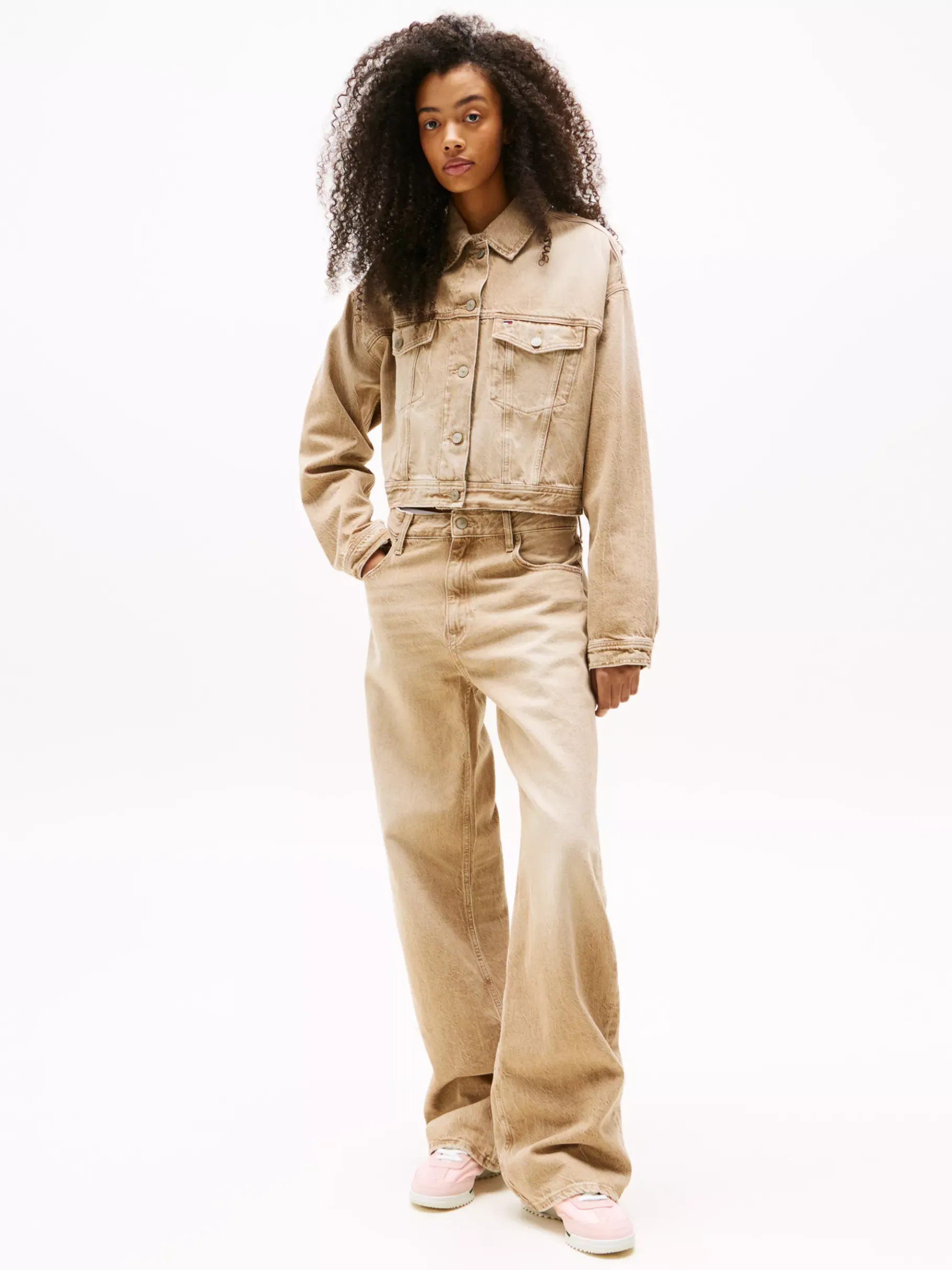 Tommy Hilfiger Runner-Ledersneaker mit rutschhemmender Sohle DELICATE PINK Store