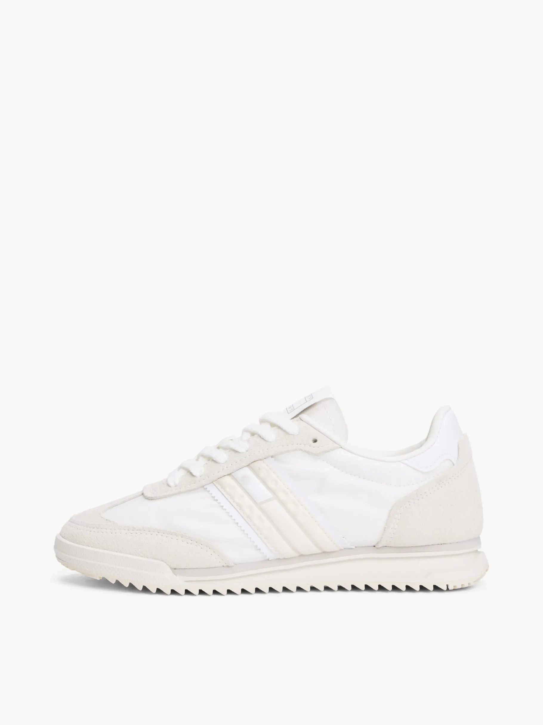 Tommy Hilfiger Runner-Ledersneaker mit rutschhemmender Sohle ECRU Discount