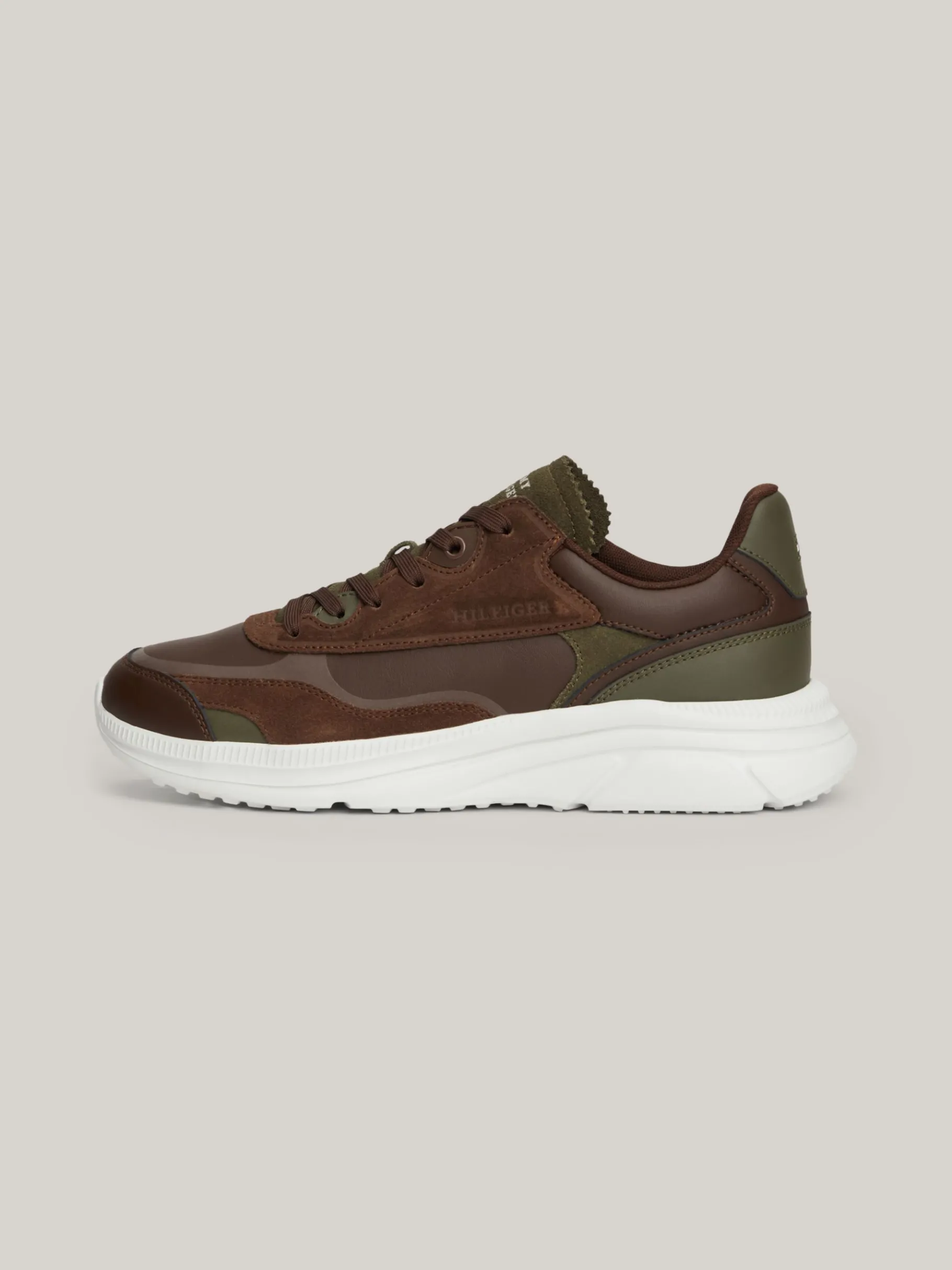 Tommy Hilfiger Runner-Sneaker aus strukturiertem Leder COCOA Shop