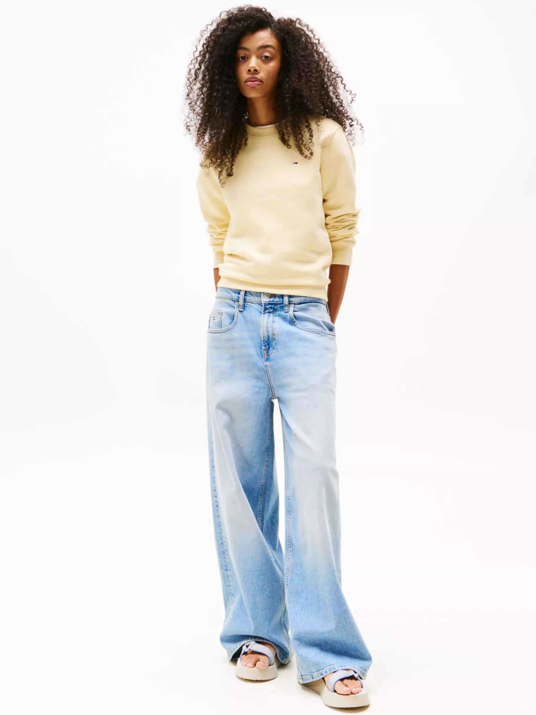 Tommy Hilfiger Rutschhemmende Plateau-Sandale mit Gurtband NEWSPRINT Best