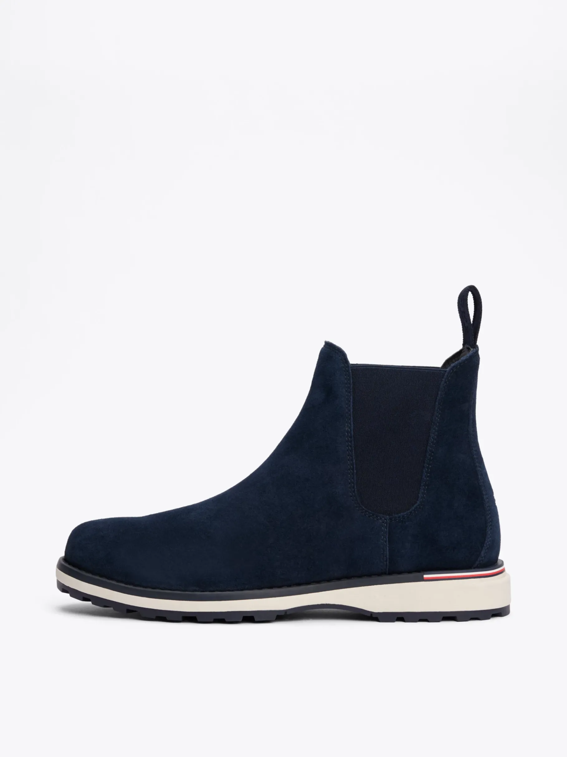 Tommy Hilfiger Rutschhemmender Chelsea-Boot aus Wildleder DESERT SKY Discount