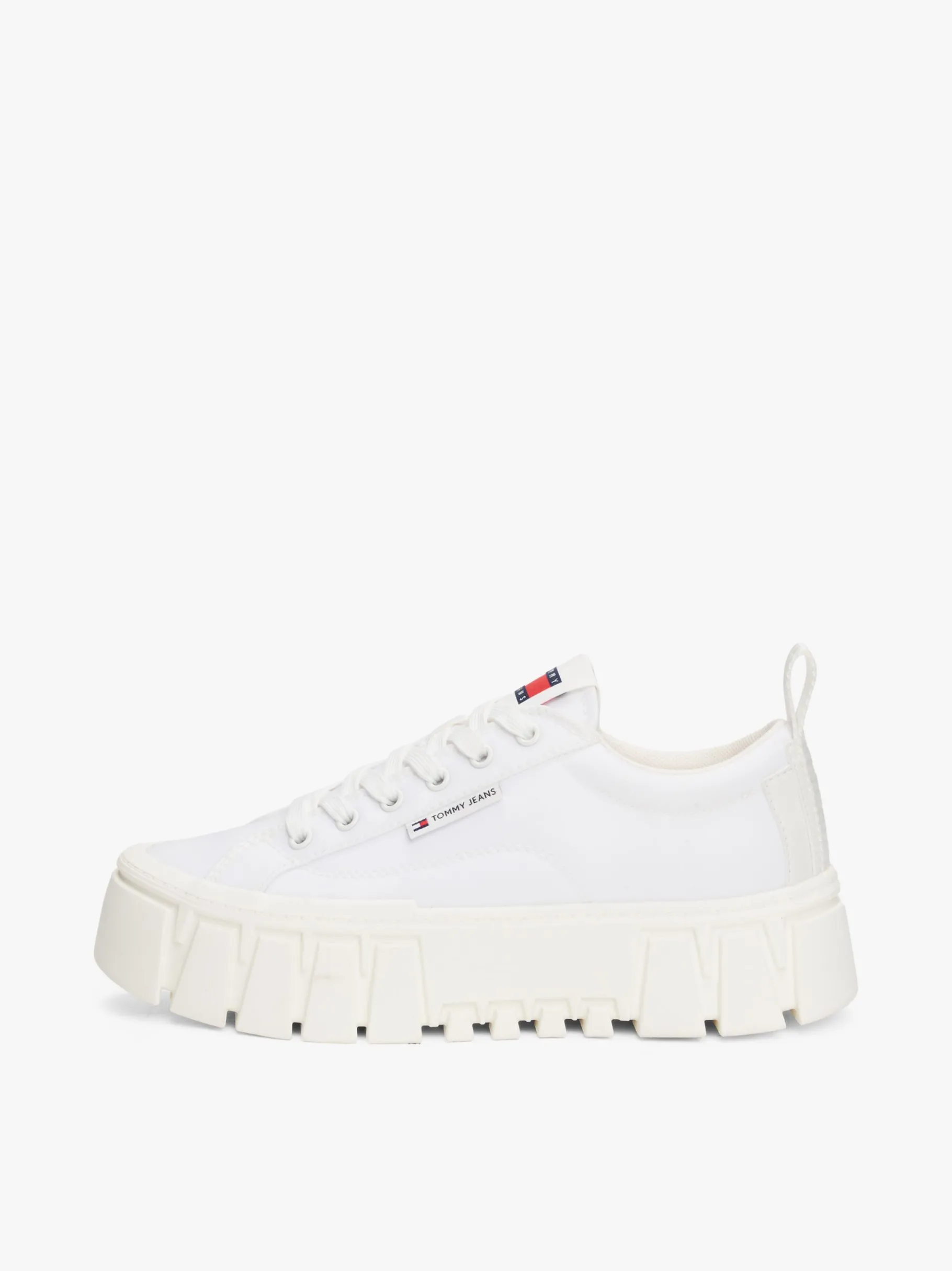 Tommy Hilfiger Rutschhemmender Plateau-Sneaker ECRU Cheap