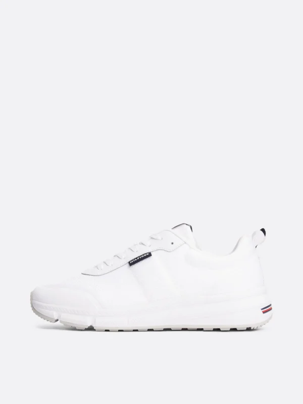 Tommy Hilfiger Rutschhemmender Runner-Sneaker mit Strick WHITE Clearance