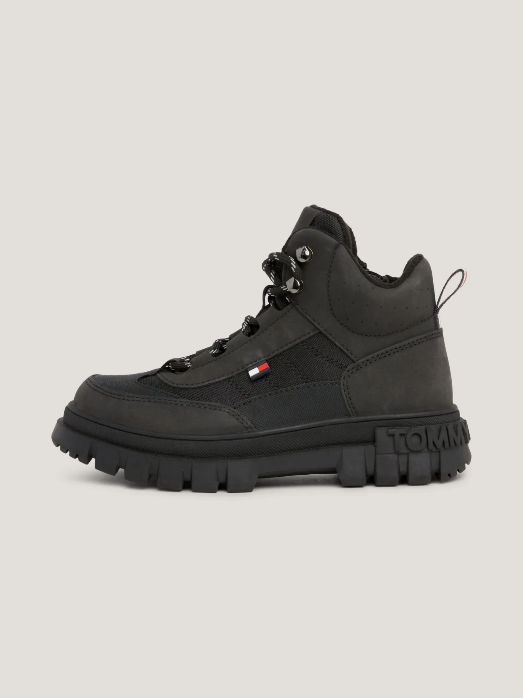 Tommy Hilfiger Rutschhemmender Schnürstiefel BLACK Outlet