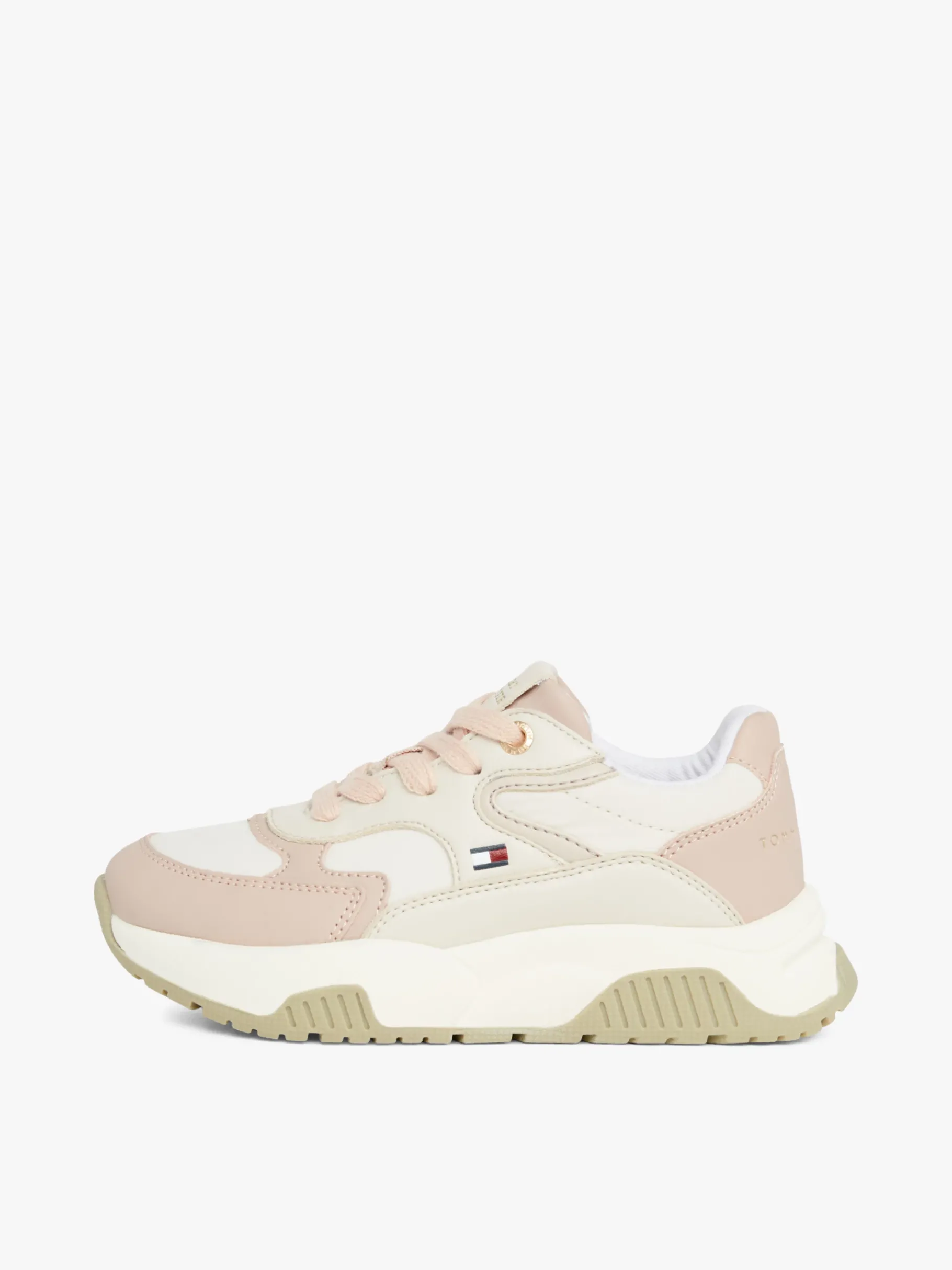 Tommy Hilfiger Rutschhemmender Sneaker mit Einsätzen PINK/BEIGE Sale