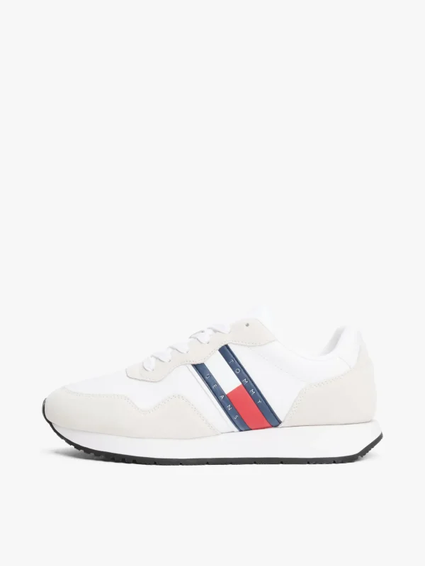 Tommy Hilfiger Rutschhemmender Sneaker mit Strukturmix WHITE Cheap