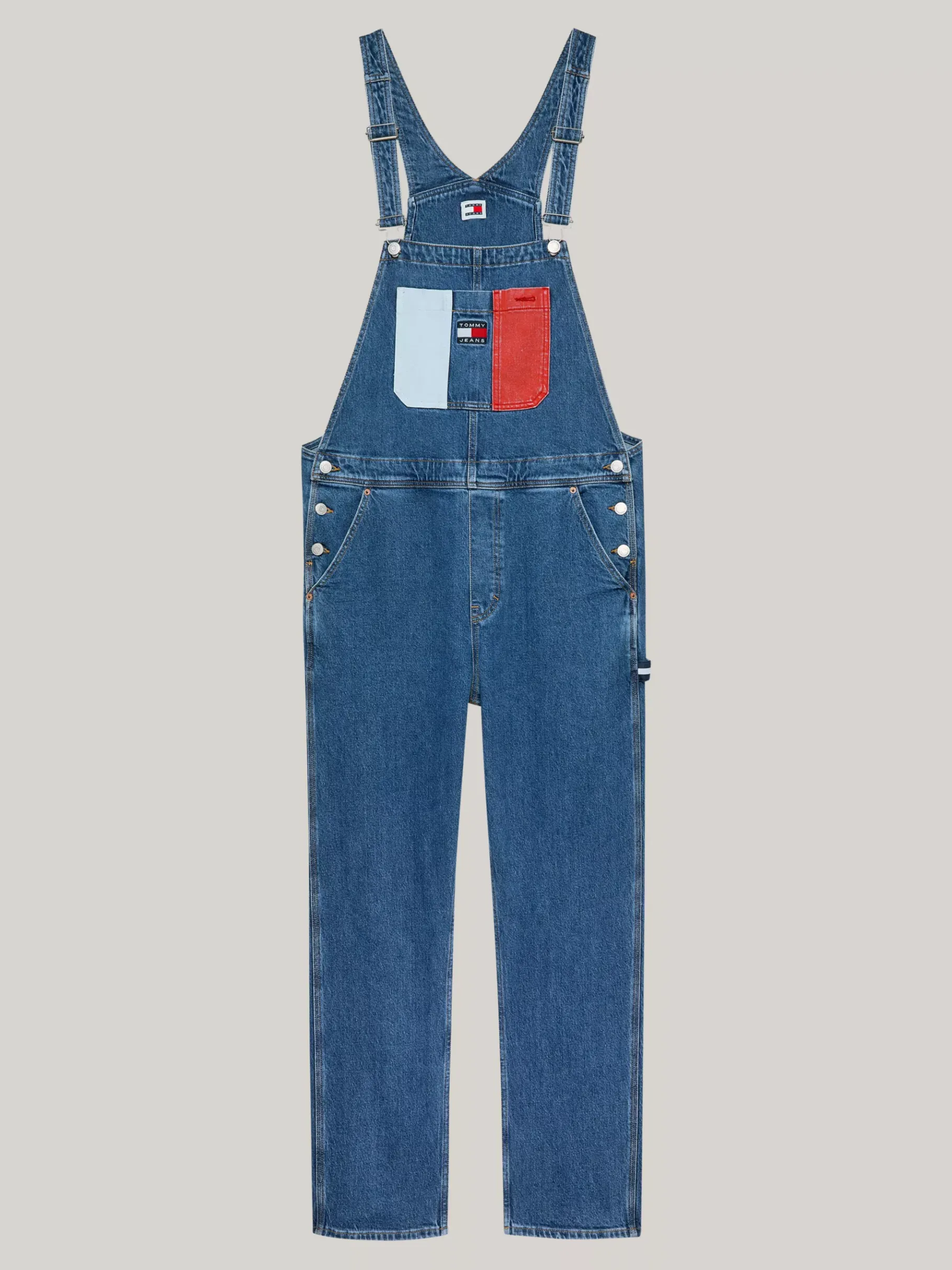 Tommy Hilfiger Ryan Archive Straight Fit Latzhose DENIM MEDIUM Online
