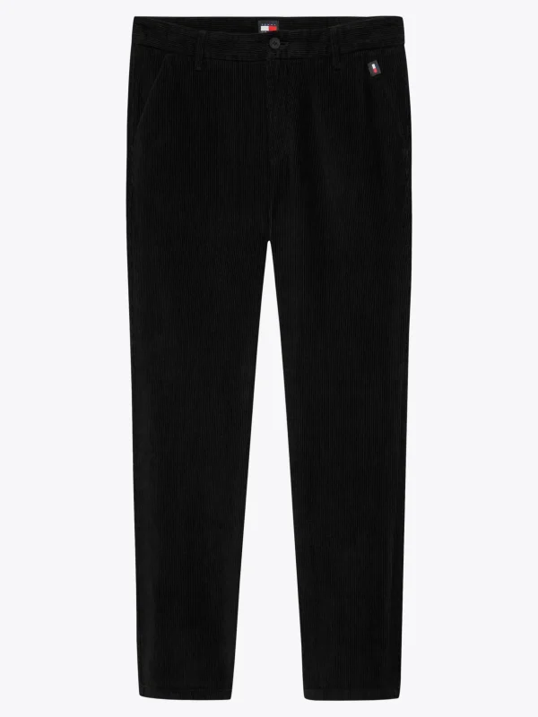 Tommy Hilfiger Ryan Cord-Chinos mit Stückfärbung BLACK Store
