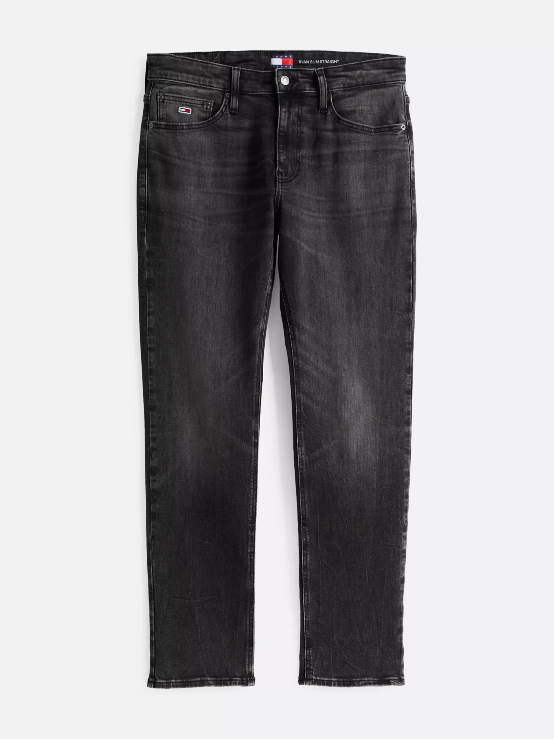 Tommy Hilfiger Ryan Slim Straight Jeans mit Fade-Effekt DENIM BLACK Best Sale