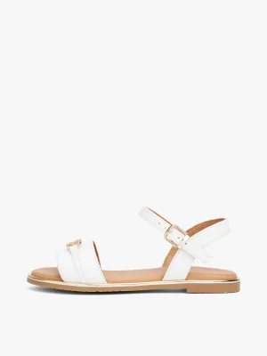 Tommy Hilfiger Sandale mit TH-Monogramm-Emblem WHITE Cheap