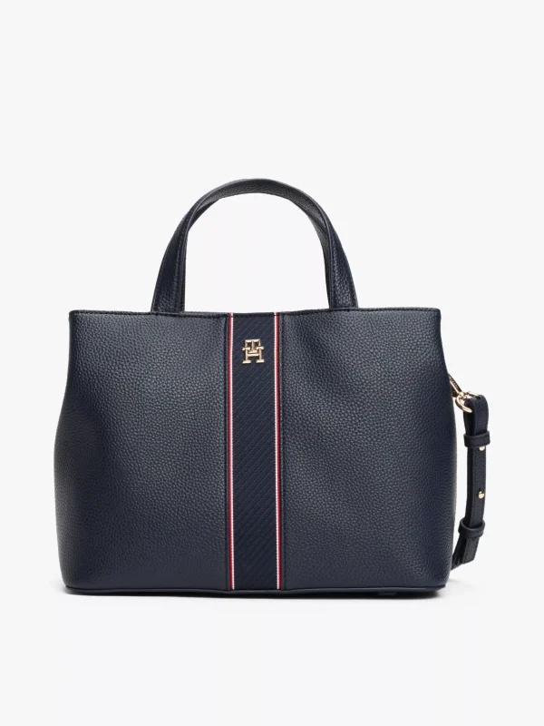 Tommy Hilfiger Satchel mit TH-Monogramm SPACE BLUE Sale