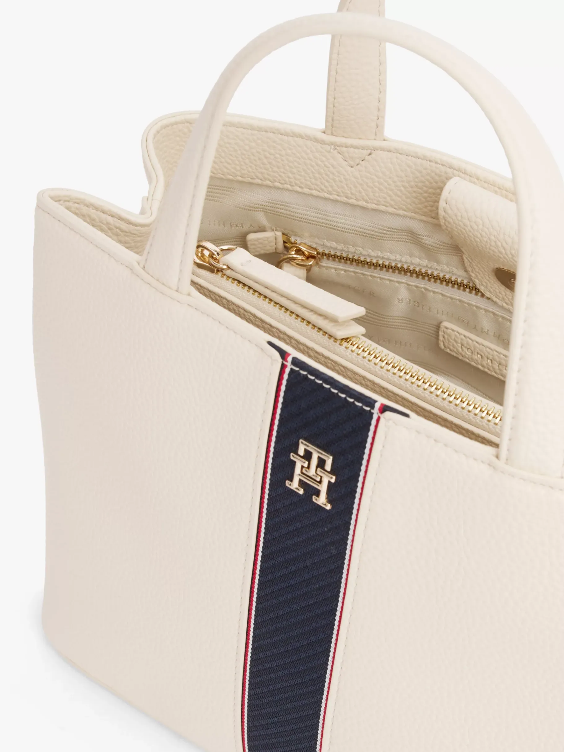 Tommy Hilfiger Satchel mit TH-Monogramm SUGARCANE Sale