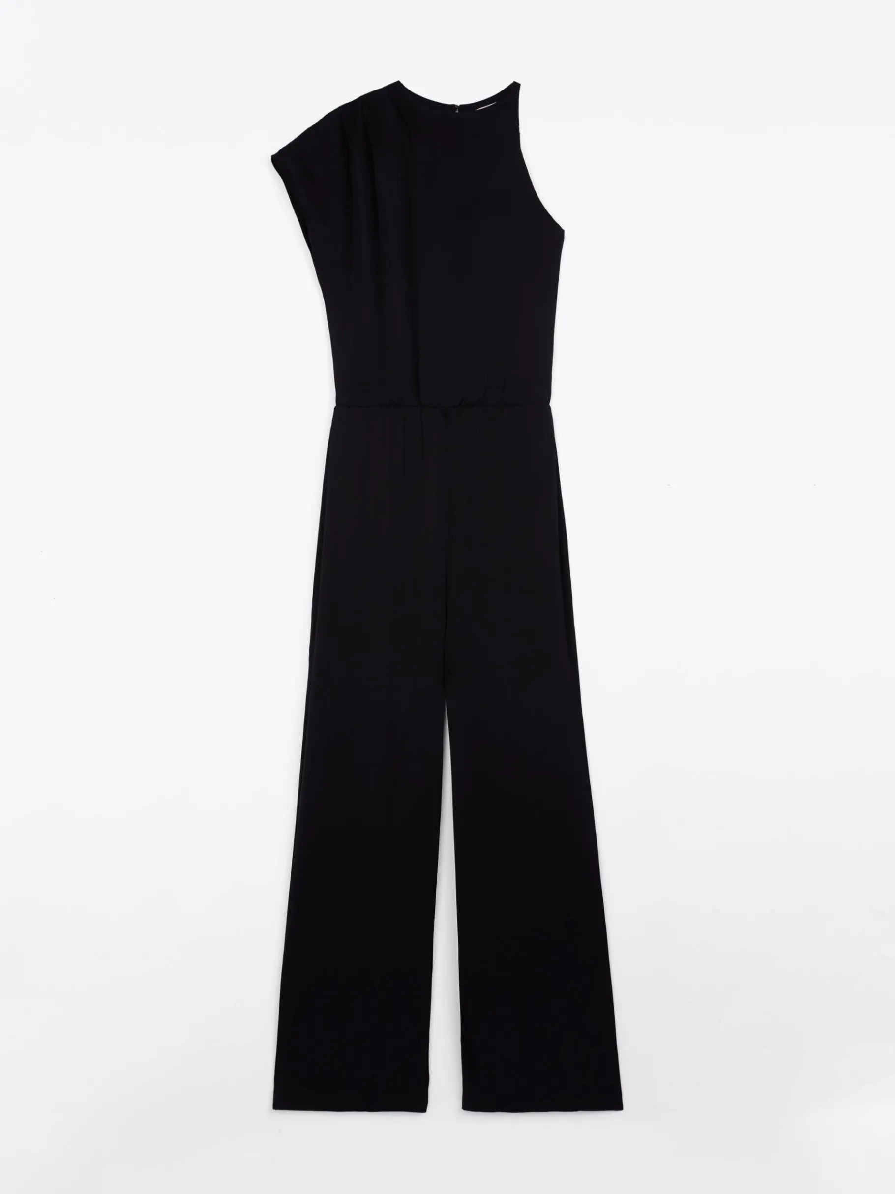 Tommy Hilfiger Satin-Jumpsuit mit weitem Bein BLACK Hot