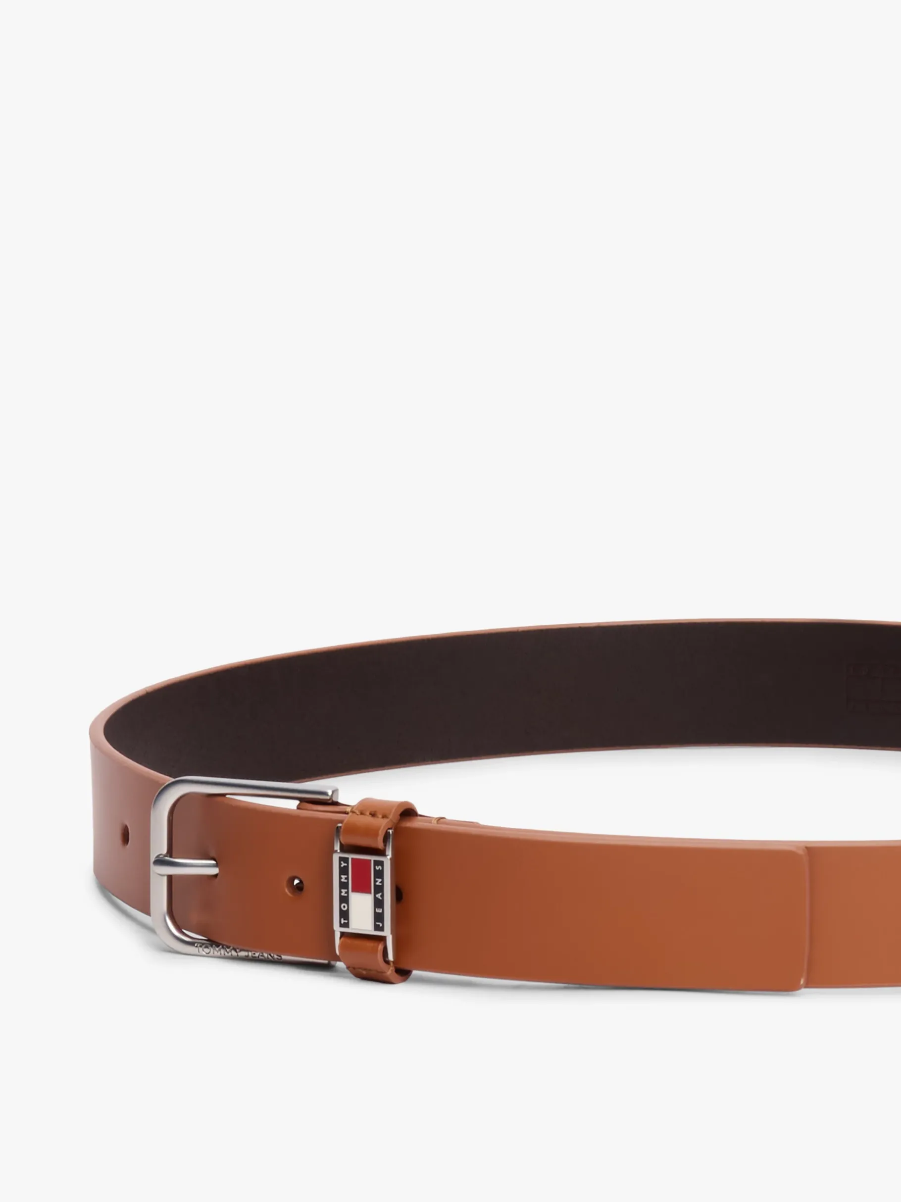 Tommy Hilfiger Scanton Ledergürtel mit Metall-Schlaufe COGNAC Flash Sale