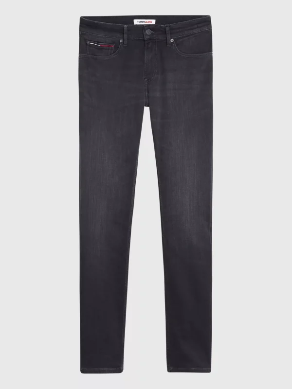 Tommy Hilfiger Scanton schwarze Slim Fit Jeans mit Fading DYNAMIC JACOB BLACK Outlet