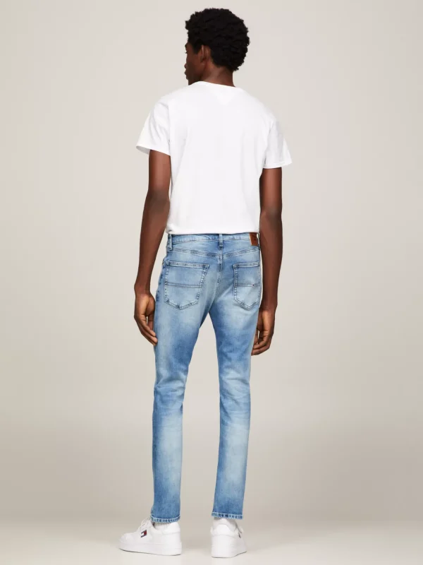 Tommy Hilfiger Scanton Slim Fit Jeans mit hellem Fade-Effekt WILSON LIGHT BLUE STRETCH Best