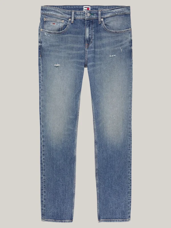 Tommy Hilfiger Scanton Slim Jeans im Used Look DENIM MEDIUM Online