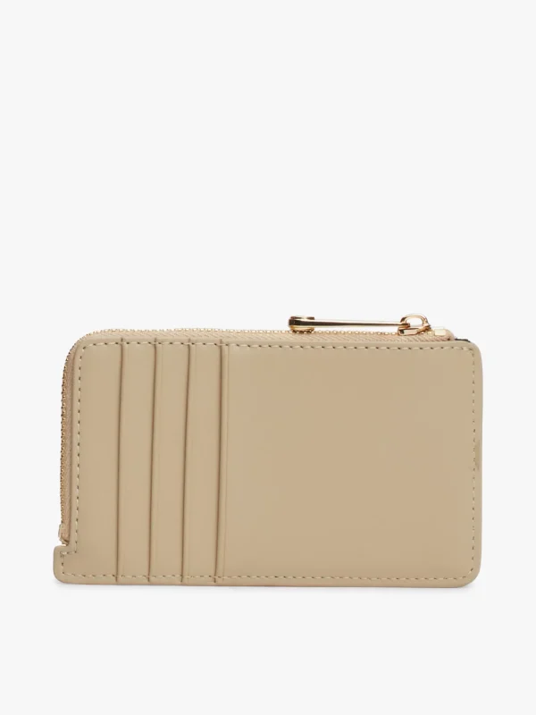 Tommy Hilfiger Schmale Brieftasche mit TH-Monogramm BEIGE Store