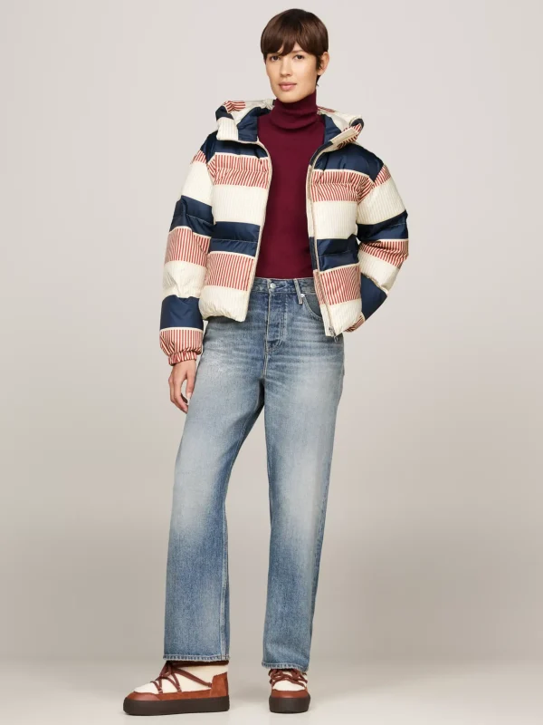 Tommy Hilfiger Schneestiefel zum Schnüren mit warmem Futter COGNAC BROWN Fashion