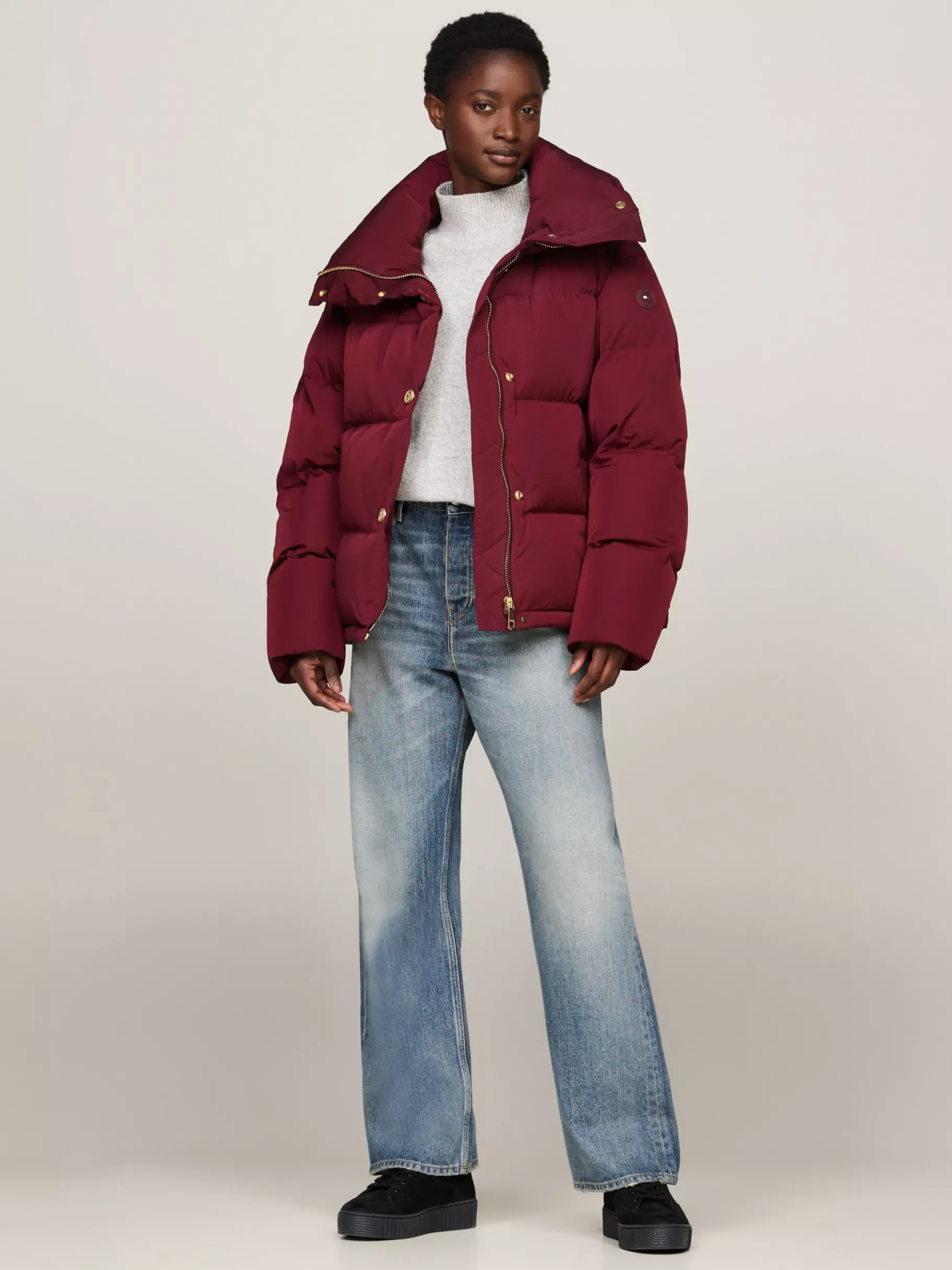 Tommy Hilfiger Schnürstiefel aus Leder mit warmem Innenfutter BLACK Shop