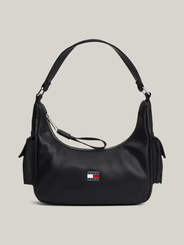 Tommy Hilfiger Schultertasche mit Logo BLACK Cheap