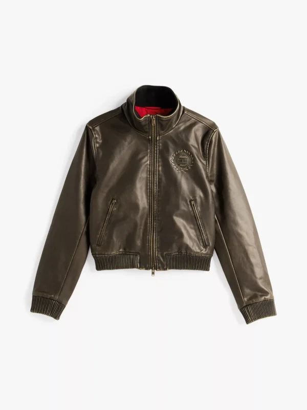 Tommy Hilfiger Schwarze Bomberjacke mit Logo DELICIOSO Shop