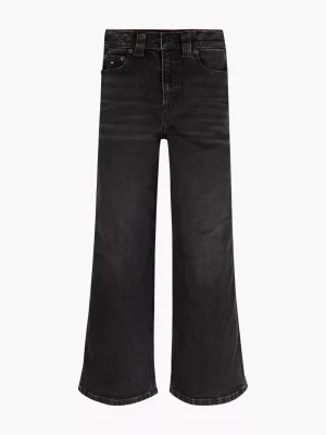 Tommy Hilfiger Schwarze Jeans mit weitem Bein und Fade-Effekt BLACKUSED Fashion