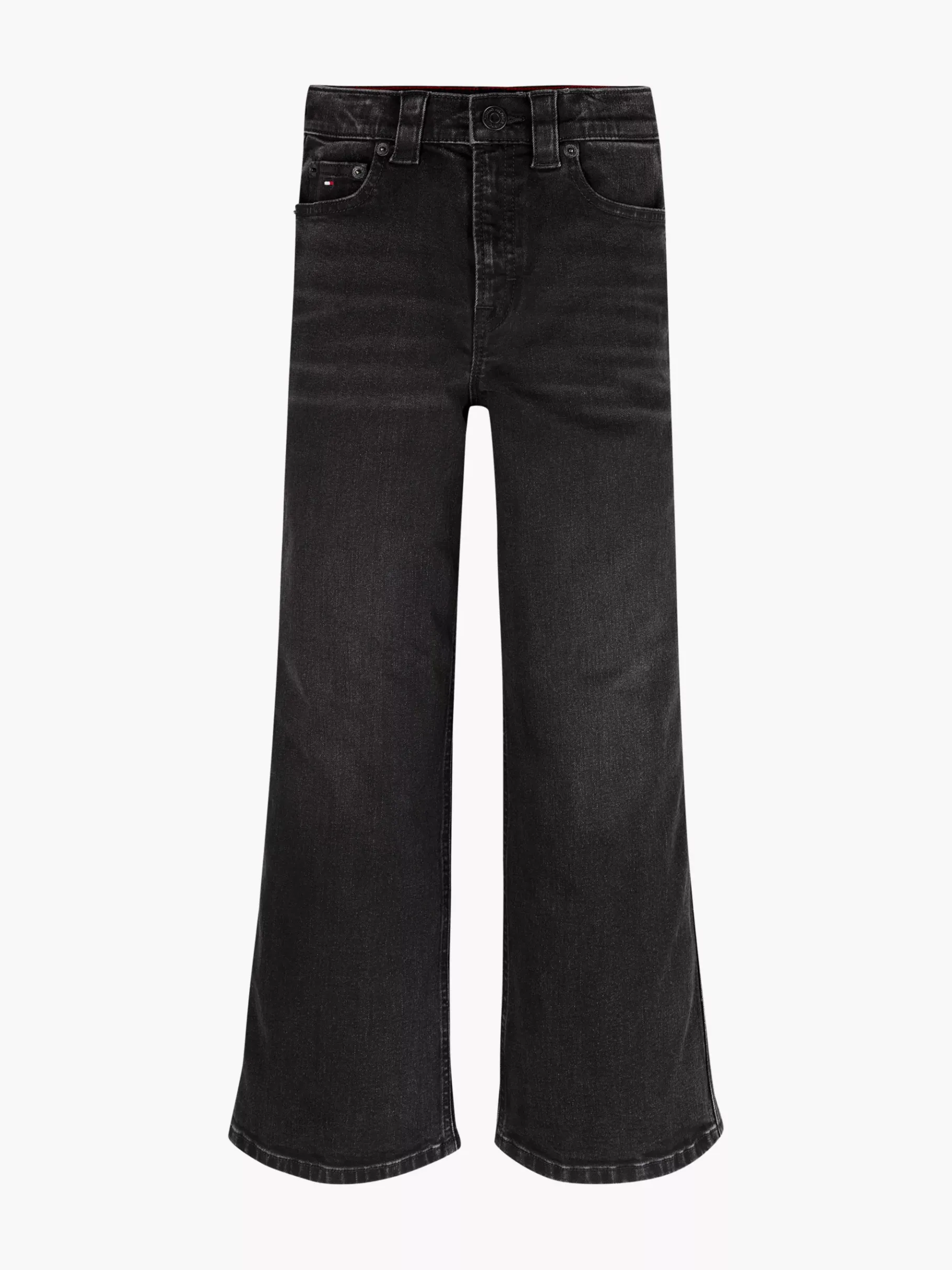Tommy Hilfiger Schwarze Jeans mit weitem Bein und Fade-Effekt BLACKUSED Fashion