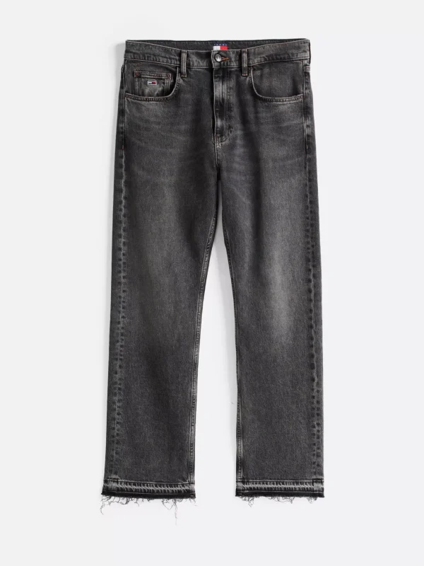 Tommy Hilfiger Schwarze Regular Straight Leg Jeans DENIM BLACK Outlet