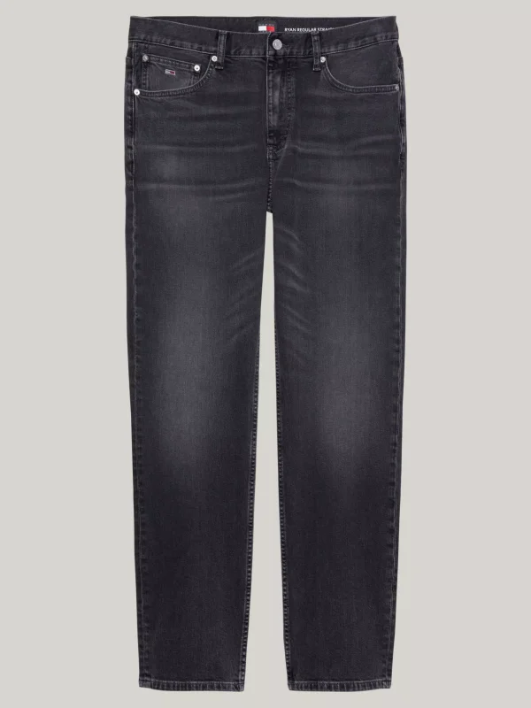 Tommy Hilfiger Schwarze Ryan Slim Straight Jeans DENIM BLACK Hot