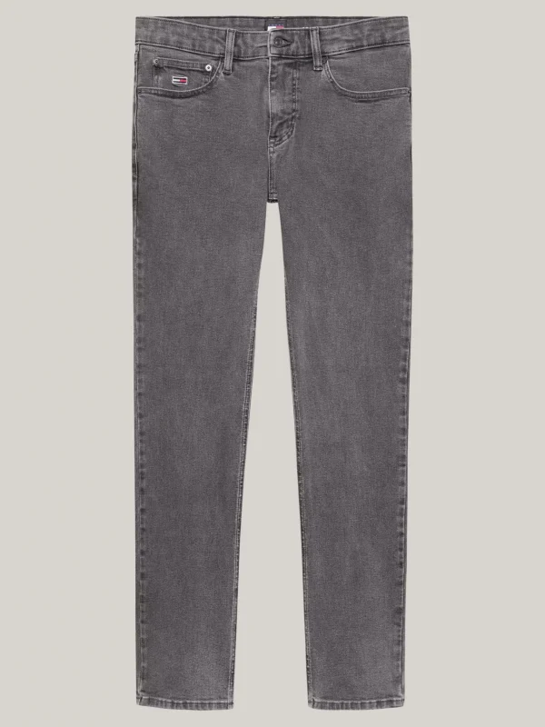 Tommy Hilfiger Schwarze Scanton Slim Jeans mit Stickerei DENIM BLACK New