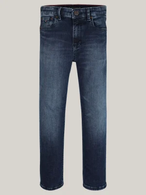 Tommy Hilfiger Schwarze Straight Leg Skater-Jeans BLUE BLACK Outlet