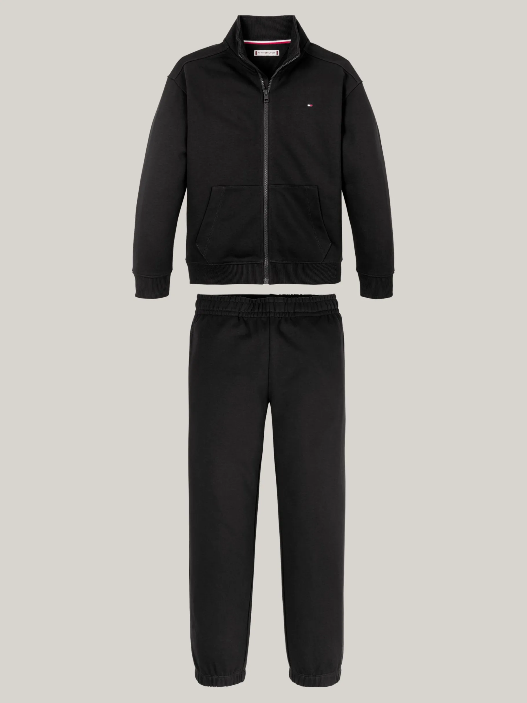 Tommy Hilfiger Set aus Sweatshirtjacke und Jogginghose BLACK Best Sale