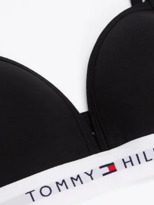 Tommy Hilfiger Signature gepolsterter Triangel-BH BLACK Best Sale