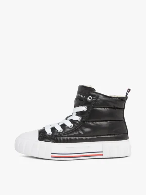 Tommy Hilfiger Signature High-Top Sneaker BLACK Discount