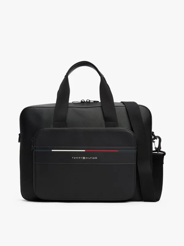 Tommy Hilfiger Signature Laptop-Tasche BLACK Sale