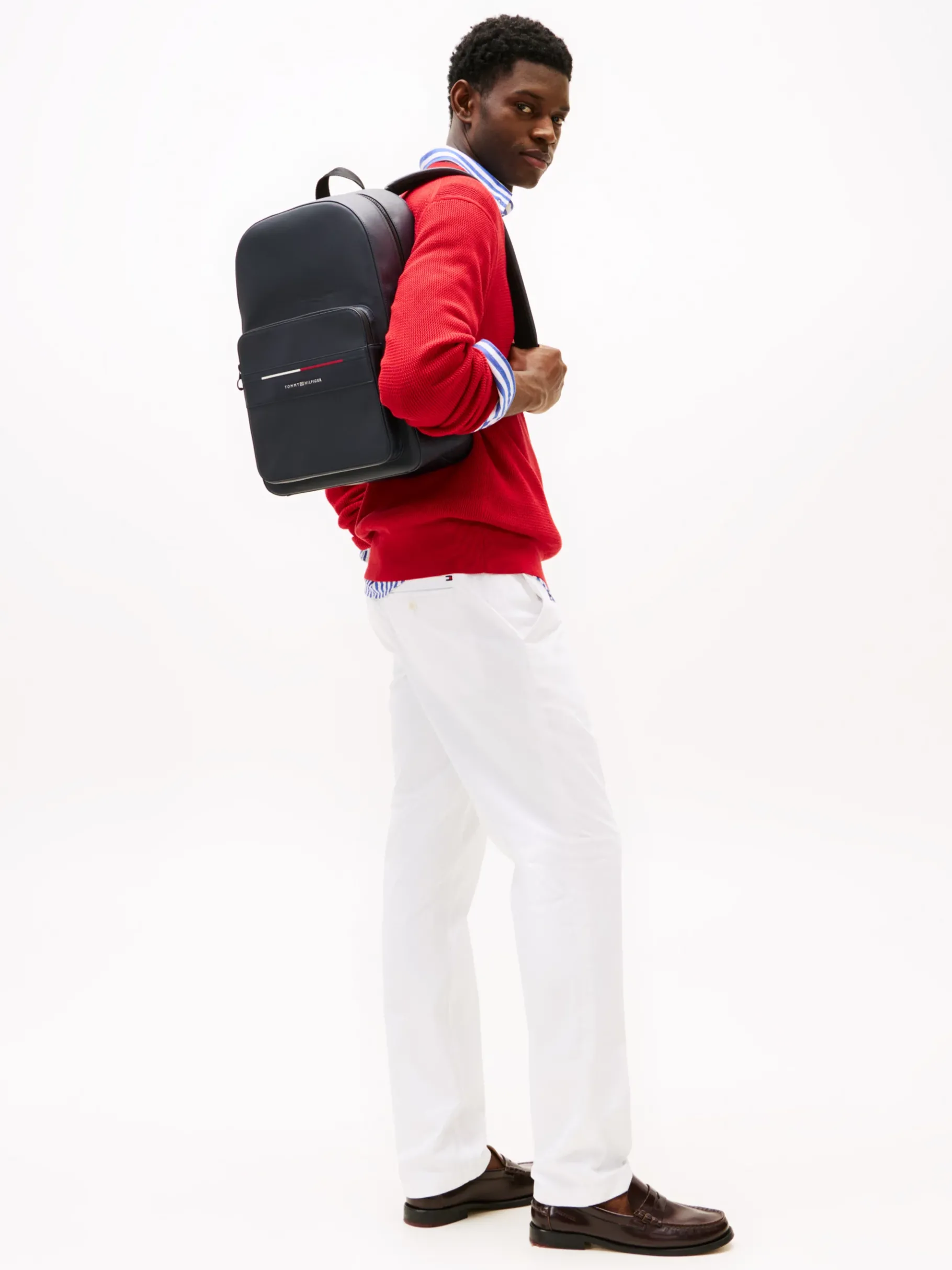 Tommy Hilfiger Signature Rucksack mit Struktur SPACE BLUE Store