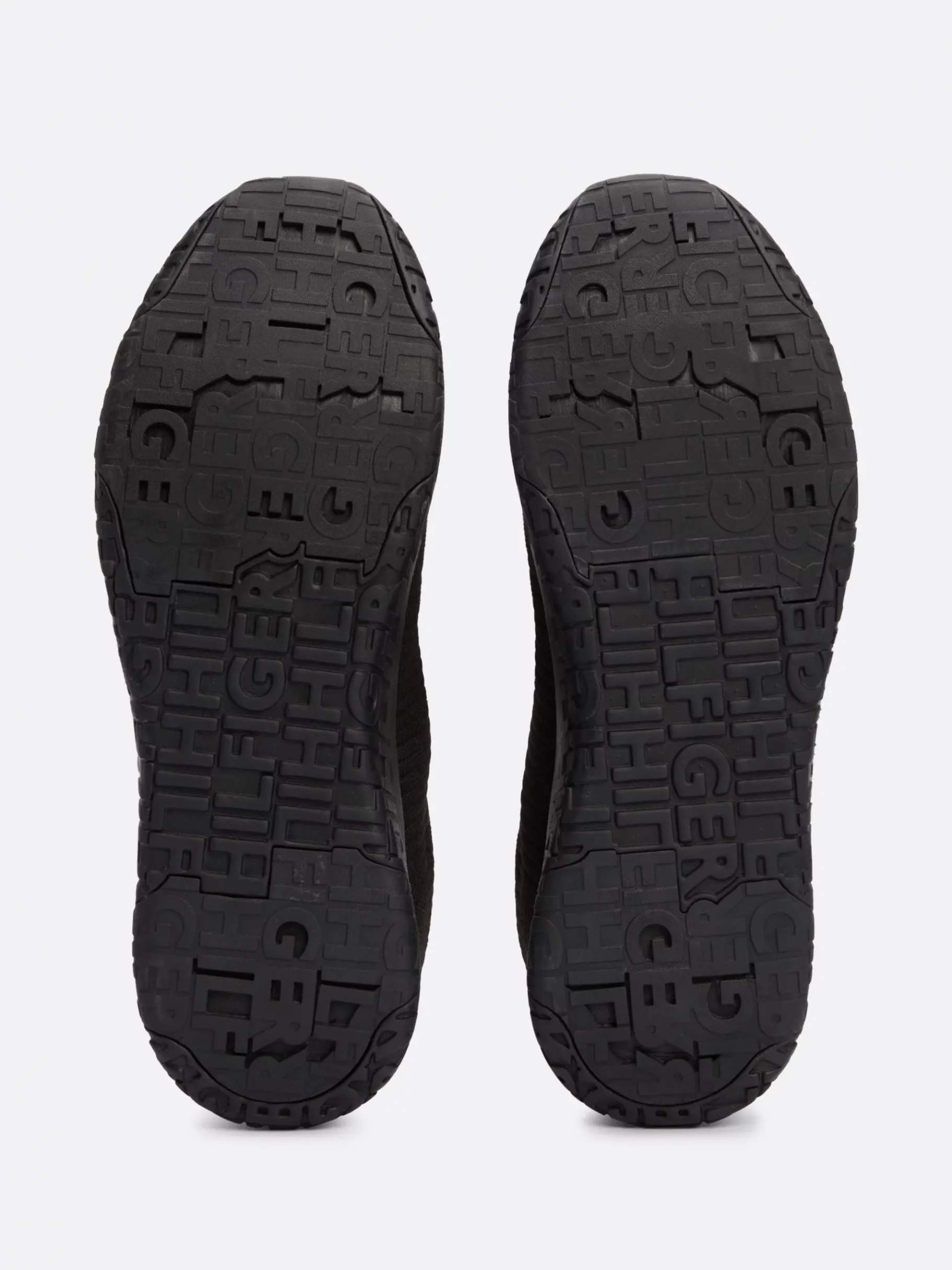 Tommy Hilfiger Signature Strick-Sneaker BLACK Discount