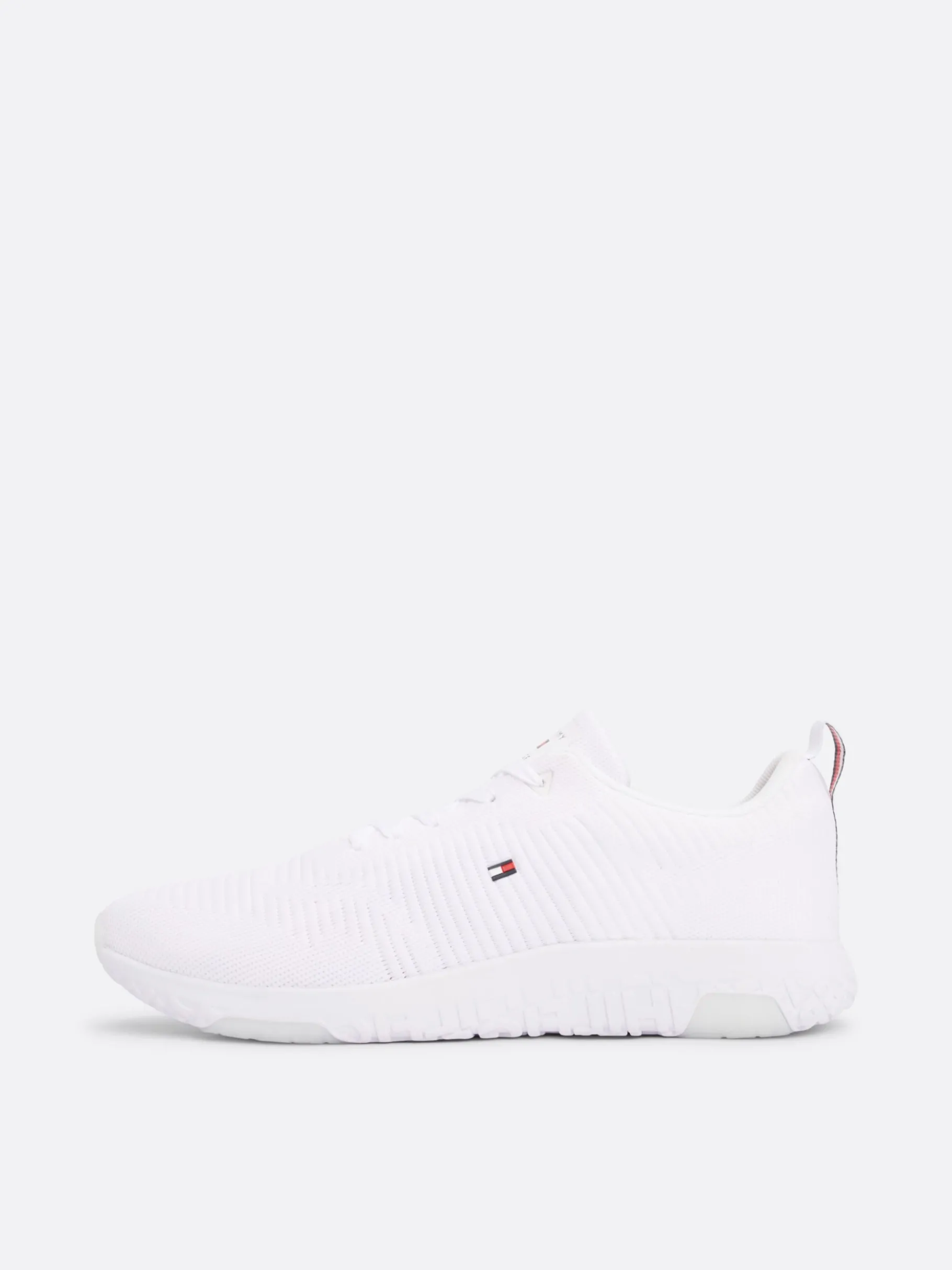 Tommy Hilfiger Signature Strick-Sneaker WHITE Cheap