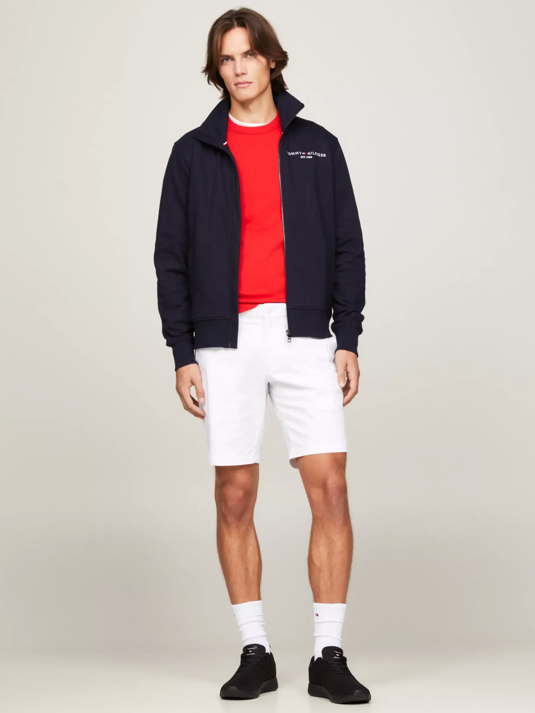 Tommy Hilfiger Signature Strick-Sneaker BLACK Discount