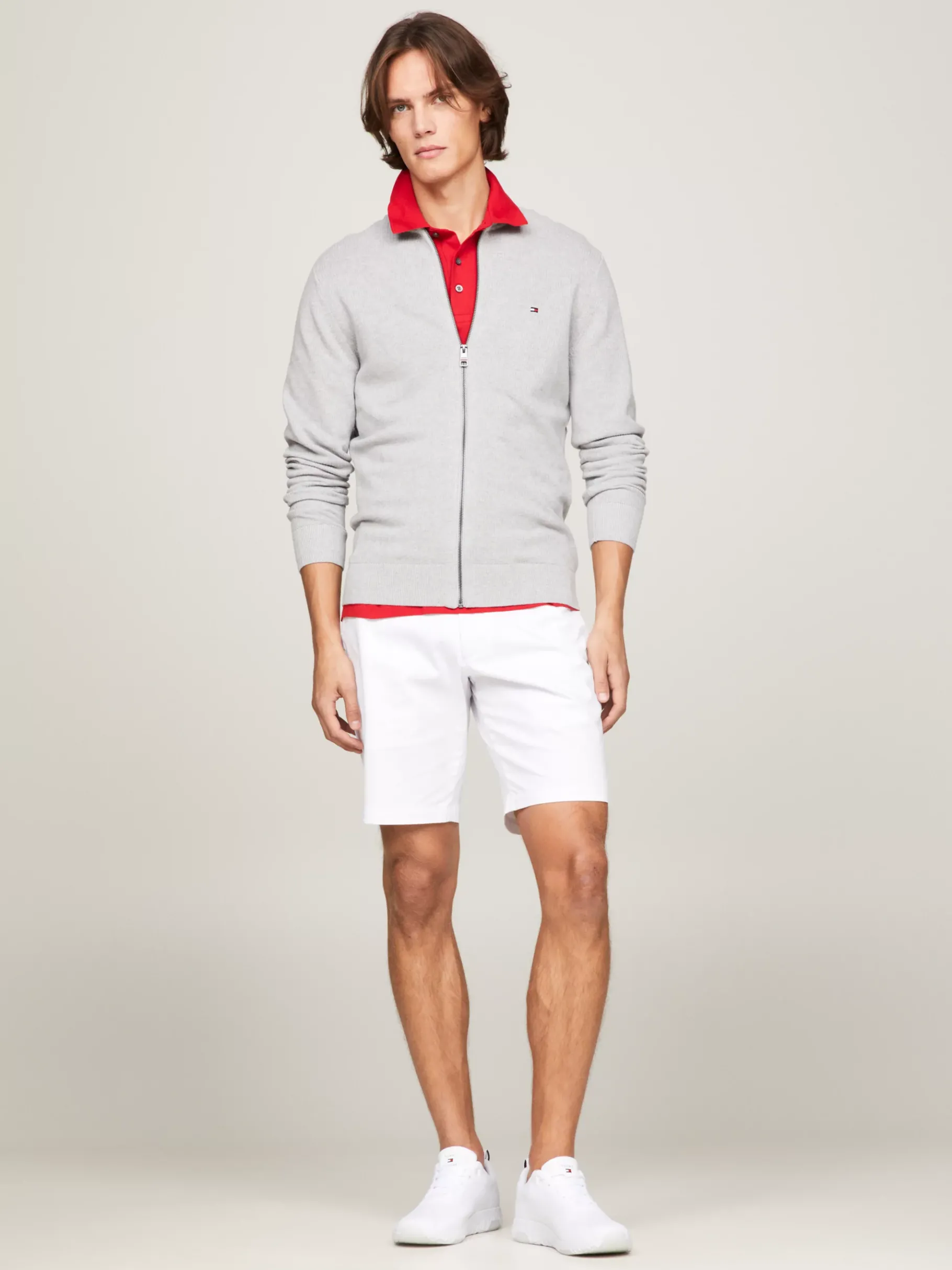 Tommy Hilfiger Signature Strick-Sneaker WHITE Cheap