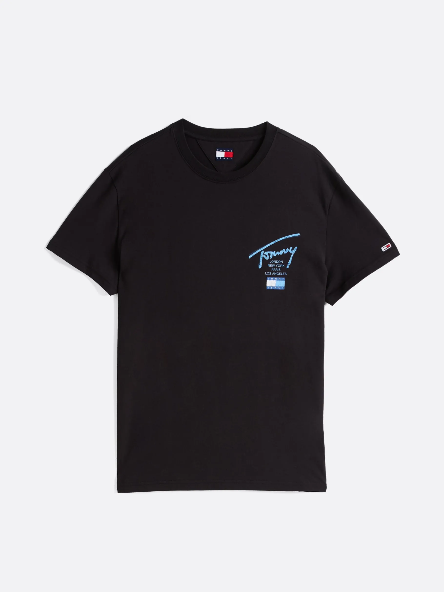Tommy Hilfiger Signature T-Shirt mit Rückenlogo BLACK Store