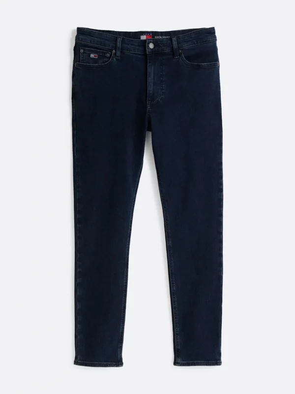 Tommy Hilfiger Simon Skinny Jeans mit Fade-Effekt-Nähten DENIM DARK Outlet