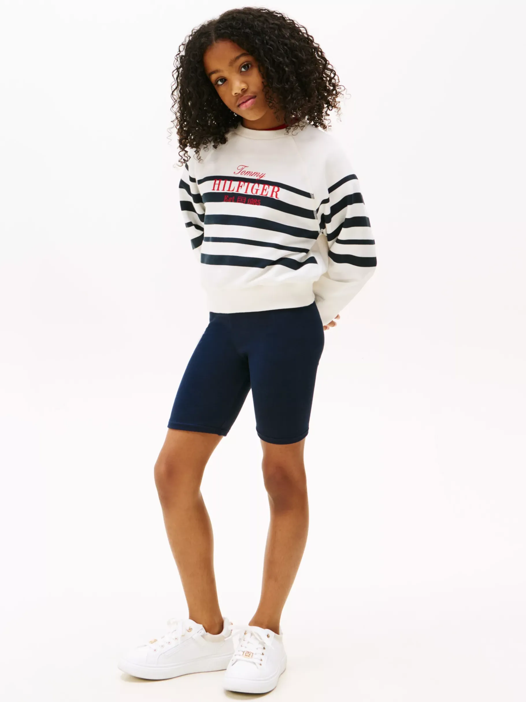 Tommy Hilfiger Skinny Fit Radlershorts DARK NIGHT NAVY Hot