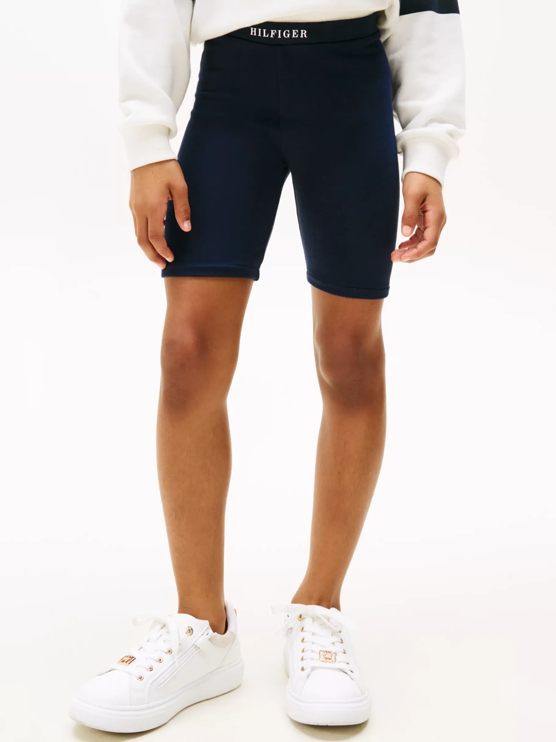 Tommy Hilfiger Skinny Fit Radlershorts DARK NIGHT NAVY Hot