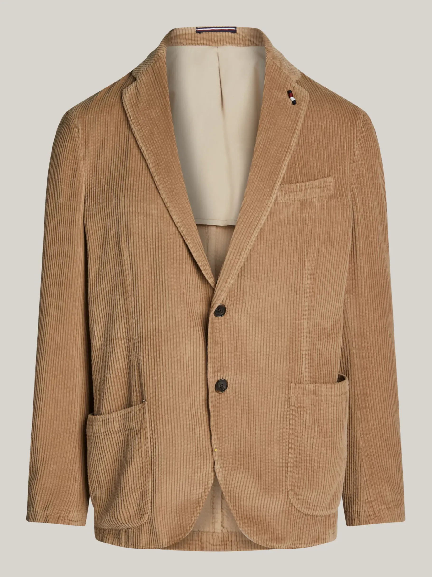 Tommy Hilfiger Slim Fit Anzug aus Samt-Cord BEIGE Shop