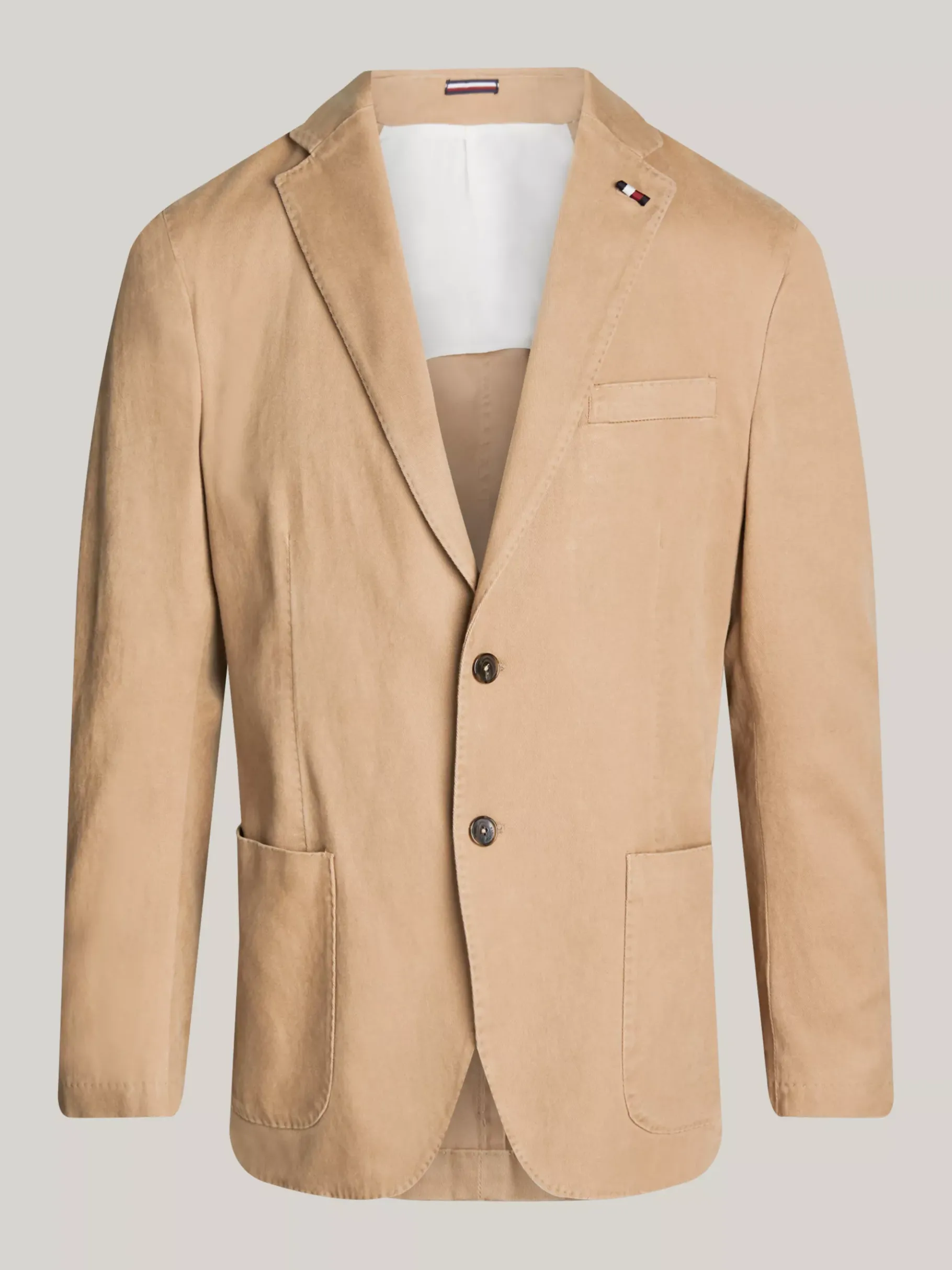 Tommy Hilfiger Slim Fit Anzug mit Washed-Design BEIGE Hot