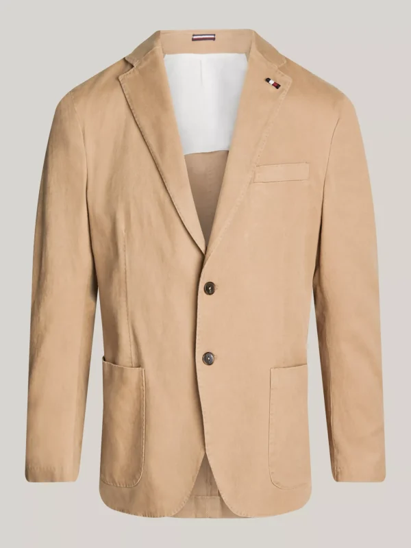 Tommy Hilfiger Slim Fit Anzug mit Washed-Design BEIGE Hot