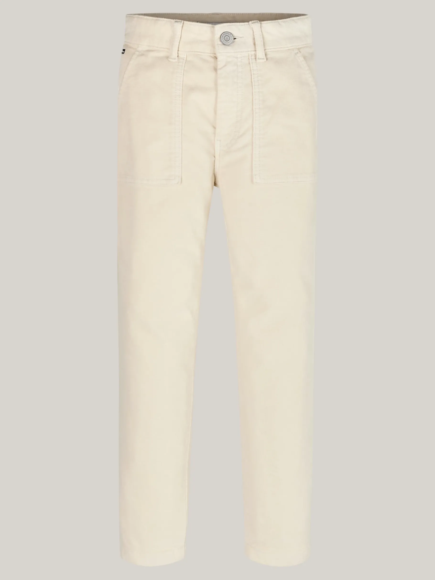Tommy Hilfiger Slim Fit Chinos aus Samt ANCIENT WHITE Clearance