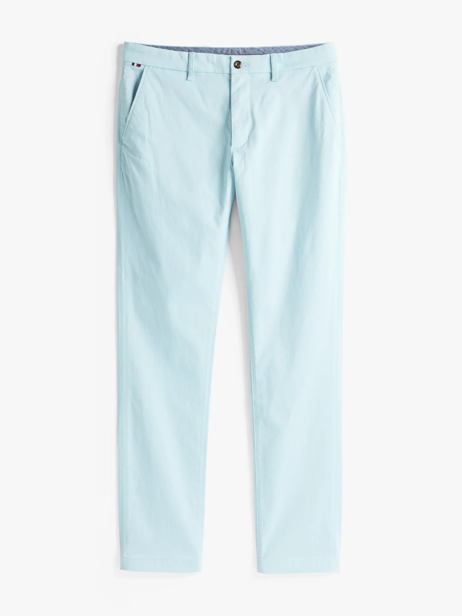 Tommy Hilfiger Slim Fit Chinos mit Flag-Stickerei BREEZY BLUE Sale